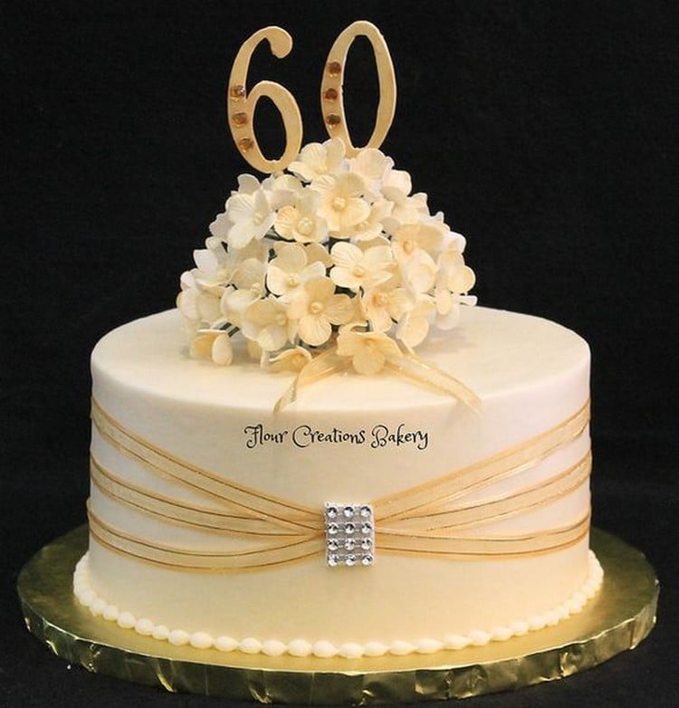 bolo para aniversário de 60 anos
